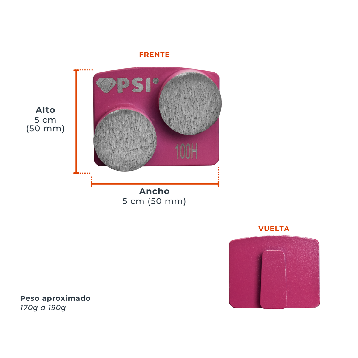 Segmento doble circulo (Kit 9 pzas)