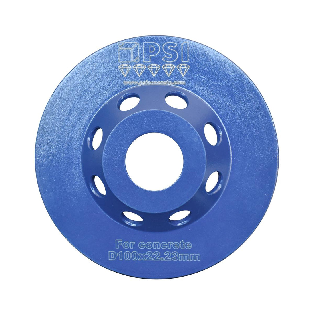Disco de Diamante para Concreto 4" | Copa de Desbaste y Nivelación | 10 Segmentos Turbo