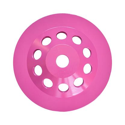Copa Diamantada Perimetral 7 Pulgadas Rosa Chicle