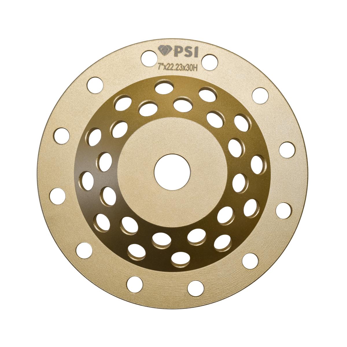 Copa Diamantada 7" Tipo Flecha PSI Concreto | Removedor de Pintura y Selladores | 12 Segmentos | Eje 7/8"