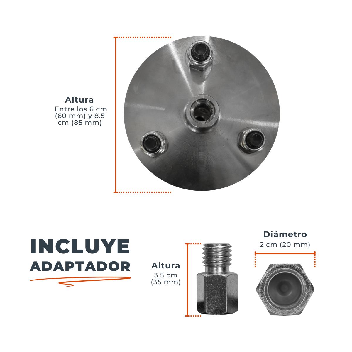 Martelina (Buzarda) de Alto Rendimiento para Concreto y Mármol | Acabado Antiderrapante | Adaptador Universal (M14 / Redi Lock)