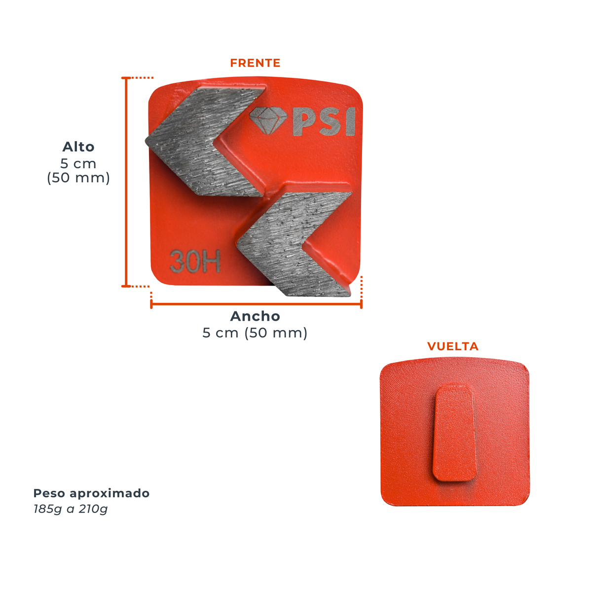 Segmento doble flecha (Kit 9 pzas)