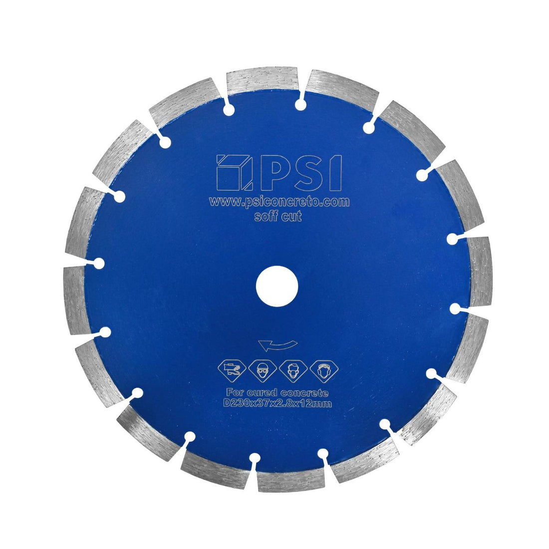 Disco de corte para Concreto y Asfalto 9" | Soldadura Láser | Eje 7/8" (22.2mm)